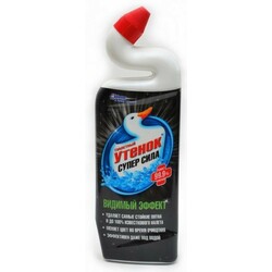 Туалетный утенок. Очиститель унитазов Супер Сила, Видимый Эффект 900 мл.  (4823002005318)