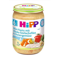 HiPP.  "Овочі з морською рибою", 6+ м.  190 р.(4062300261563)