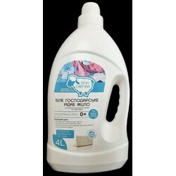 Белая овечка. Хозяйственное жидкое мыло для детских вещей 0+, 4 л. (301506)