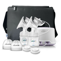 Philips AVENT. Подвійний електронний молокоотсос Philips AVENT Comfort SCF334-02