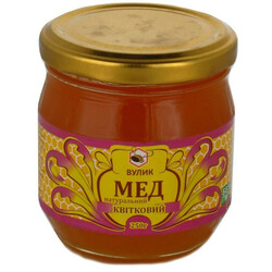 Вулик. Мед натуральный цветочный 250 гр(4820139850040)