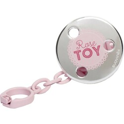 Suavinex. Кліпса для пустушки Історії малюків Рожева(8426420048187)