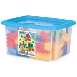 Wader.  Конструктор Wader Middle Blocks 132 элемента в коробке (41270)