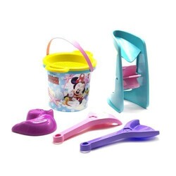 Тигрес. Набор для песка "Минни" 6 эл. с термонаклейкой и мельницей, Disney (5900694774537)