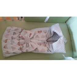 VIALL. Конверт-одеяло на выписку "Полина" 90-85 атлас мишки, (8908)