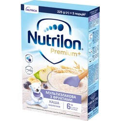Nutrilon. Каша молочна мультизлакова з фруктами, 225 р. 6м+ (028298)