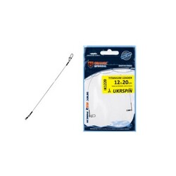 UKRSPIN .  Поводок Orange Spinning титан AFW з вертлюгом 15см 13.6кг-0.38мм(1590.02.53)