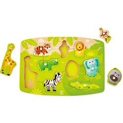 Hape. Деревянный пазл "Джунгли" (E1405)