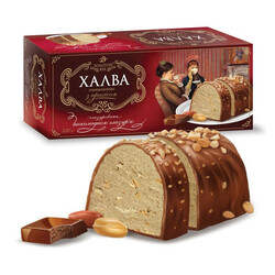 Золотой Век. Халва подсолнечная с арахисом шоколадн глазурь 470г(4820026702247)