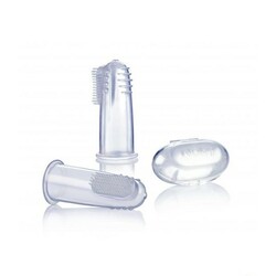 Nuby. Масажна щіточка для ясен і перших зубчиків з контейнером(007301)