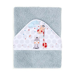 Interbaby. Рушник для купання Interbaby Jungle сірий(8000589)