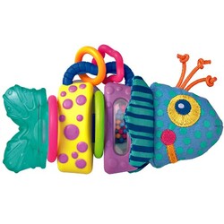 Baby Team. Іграшка-брязкальце "Рибка"(з пискавкою), 4мес(8610)