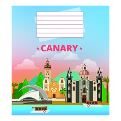 Мрії збуваються. Зошит 12 л. клітина. Країни(4820036480111)