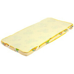 ЭКО ПУПС. "Детский непромокаемый наматрасник Поверхность Premium , р. 70х140 см. (Желтый) арт. ПНАМ7