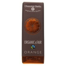 Chocolat Stella. Шоколад черный с цукатами органич 50г(7610202908573)