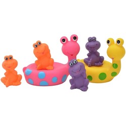 Baby Team. Набір іграшок для ванни "Веселі друзі" 4(9001)