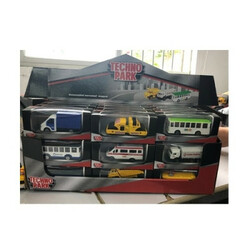 Технопарк. Міні-моделі службовий транспорт - "TECHNOPARK"(у диспенсері, асорті) (SB - 19-01 - CDU)
