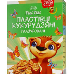 Премія Рікі Тікі. Хлопья кукурузные глазированные 250г (9865060014845)