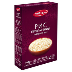 Жменька. Рис Жменька пропарений 4*100г(4820038700286)