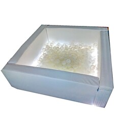 Tia - sport. Сухий басейн Світлотерапія квадратний 150х150х40 см(sm - 0540)