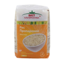 Бест Альтернатива. Рис Бест Альтернатива пропарений 900 г(4820009102194)