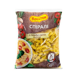 Роллтон. Вироби макаронні Роллтон Спіралі 400 г(4820179252880)