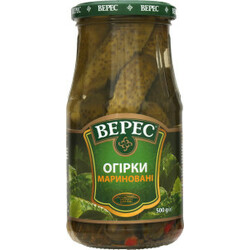 Верес. Огірки мариновані 0.5л(9865060029863)
