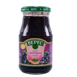 Верес. Смородина чорна з цукром 350г(9865060029559)