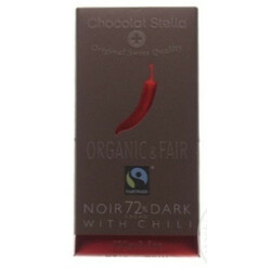 Chocolat Stella. Шоколад с перцем чили органич 100г ( 7610202559461