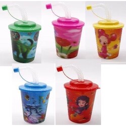 Lindo. Поилка с трубочкой, 200мл, К542 (005423)