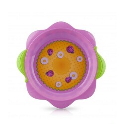 Nuby. Тарілочка з нековзним дном "Квіточка", 18мес(220250)