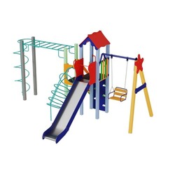 Kidigo. Детский комплекс Луч, высота горки 1,5 м (11624)