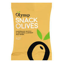 Olymp. Оливки с лавандой и травами вяленые черные 70 г (5201409809941)