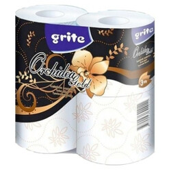 Grite. Бумага туалетная Orchidea Gold  4шт в уп  (4770023622911)
