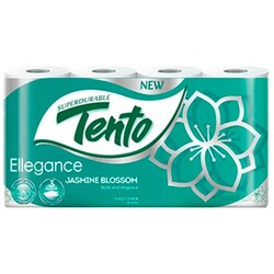 Tento. Туалетная бумага Tento Ellegance Jasmine 8 шт (009570)