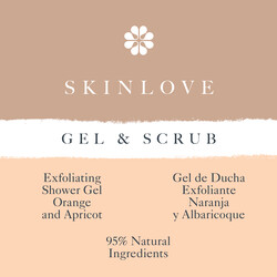 Skinlove. Отшелушивающий гель-скраб для тела и лица Апельсин и абрикос, 5 мл (8437018458028)