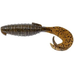 Keitech . Силікон Flapper Grub 4"(7 шт в упак) ц:101 green pumpkin pp. (1551.09.46)