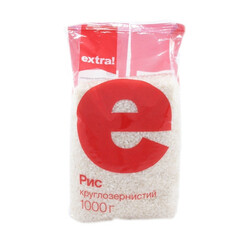 Extra! Рис круглий Extra! 1 кг(4824034013265)