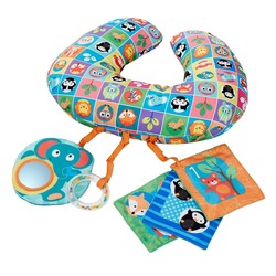 Chicco. Подушка-игровой центр "Animal Tummy Time", 0мес+ (8058664067367)