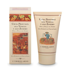 Lerbolario. Ароматизований крем для тіла Ваніль і Імбир, 150мл(8022328502969)