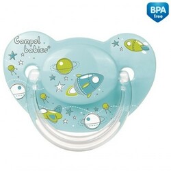 Canpol. Пустышка силиконовая анатомическая 18+ месяцев Maszyny (22-555)