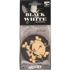 Jees. Освежитель воздуха Спорт черно-белый, бумажный (8594010379086)