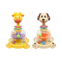 Baby Team. Детская юла "Собачка-Жираф", 10мес+ (8626)