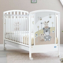 Pali. Кроватка Pali Joy белая-цветная (8095235)