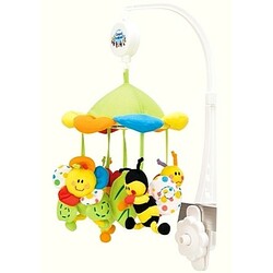 Canpol. Мобіль з балдахіном "Кольорова полянка"(2-984)