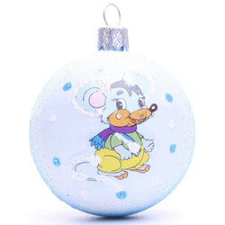 Прикраса ялинкова Шар фарба круг 6см(4825003012517)