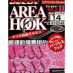 Decoy. Крючок Area Hook II Mat Black 4 (8шт в уп)  (1562.02.11)
