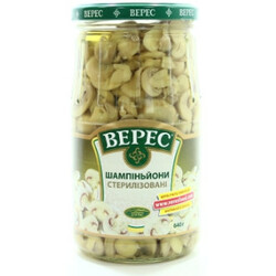 Верес. Грибы Шампиньоны стерилизованные 640гр(84820008098180)