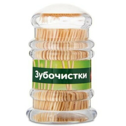Без ТМ. Зубочистки бамбуковые  450шт-уп  (0260004140038)