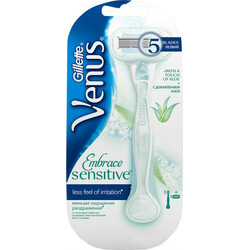 .Gillette. Бритва Venus Sensitive с одним сменным картриджем(258871)